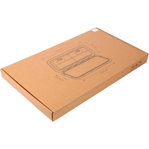 Amarine Made Boat Hatch 24 X 14, 180 Degree Lid Hinge Boat Deck Hatch, Marine Hatch with Non Slip Surface, Durable Construction Boat Access Hatch & Lid, Weatherproof and Easy to Install