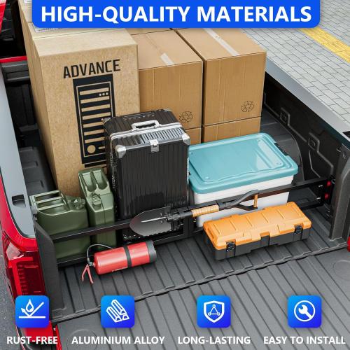 Truck Bed Divider Compatible with 2019-2025 Chevy Silverado GMC Sierra 1500 Truck Bed Organizer Cargo Manager Replacement for 19-25 Chevy Silverado Accessories (Compatible with 19-25 Silverado)