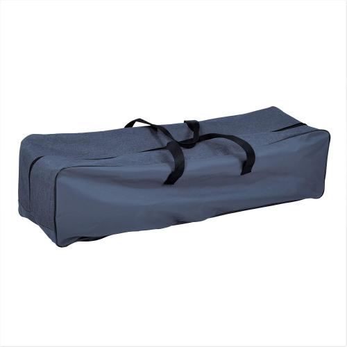 MacSports C932S-130, Blue Padded Cushion Outdoor Folding Lounge Patio Club Chair