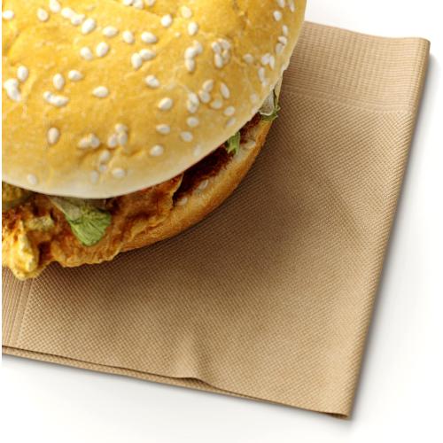 1000 pack Paper Cocktail Napkins, Beverage Napkin 5x5, Bar Napkins, Compostable Natural Kraft Brown Napkins, Unbleached, for Party Picnic Kitchen
