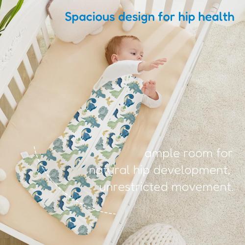 TotAha Sleep Sack 6-12-15 Months 1.0 TOG, Unisex Buttery Soft Sleeping Sacks with 2-way Safe Zipper, Premium Winter Sleep Bag