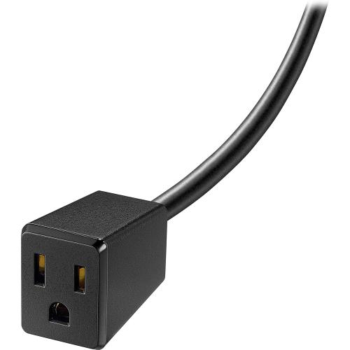 Insignia - 25' Extension Power Cord - Black