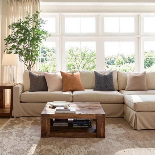 MIULEE Pack of 2 Decorative Burlap Linen Throw Pillow Covers Farmhouse Pillowcases Modern Rustic Woven Textured Cushion Cover for Sofa Couch Bed 18x18 Inch Brick