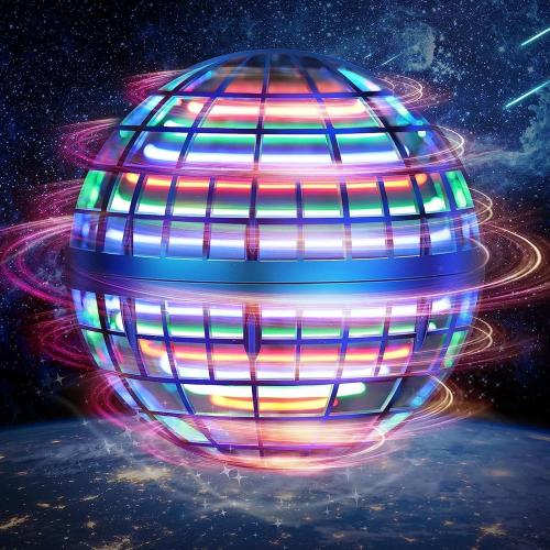 2025 Upgraded Flying Orb Ball - Hover Drone Boomerang Ball for Kids & Adults, Fun Indoor/Outdoor Flying Experience for Gifts,Christmas Surprises for Boys and Girls (Blue)