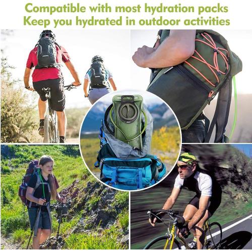 Hydration Bladder, 1.5-2-3L Water Bladder for Hiking Backpack, BPA-Free Leak Proof Water Reservoir Storage Bag, Water Pouch Hydration Pack for Camping Cycling Running