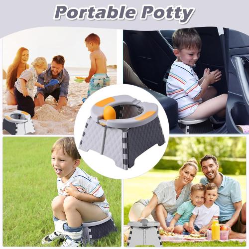 Travel Potty for Toddlers, Portable Foldable Toilet Training Seat