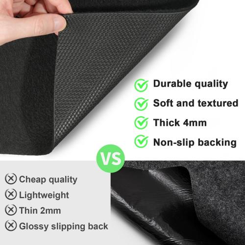 2-Pack Golener Oil Spill Mat - Garage Floor Mat, Absorbent Oil Pad, Premium Maintenance Mat, Waterproof, Contain Liquid, Protect Garage Surface from Spill & Stain, Reusable, Washable, Durable, 29”x36”