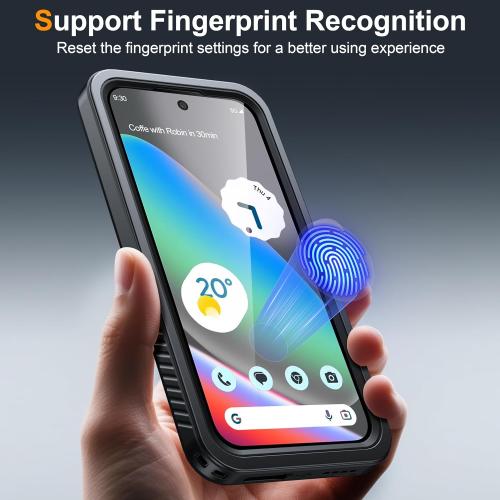 ANTSHARE for Google Pixel 10 Case IP68 Waterproof Case, Black | [Built-in Screen/Camera Protector], 360 Full Body Sealed Protective Shockproof Front and Back Cover for Pixel 10