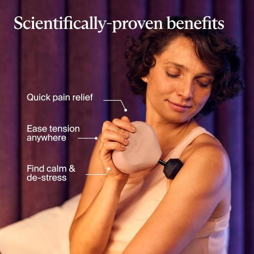 .TheraGun Mini (3rd Generation) by Therabody – Ultra-Portable Massage Gun and Travel Essential for Fast, Effective Pain and Tension Relief Anywhere (Desert Rose)