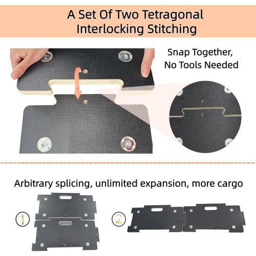 Furniture Dolly 4 Wheels Heavy Duty Spliceable Wood Platform Dolly 2 Pack, 1100 lbs Load Capacity Wood Pallet Jack, Furniture Moving Wooden Appliance Mover with 4 Soft Rubber Silent Wheels