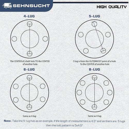 SEHNSUCHT Trailer Electric Brakes, 1 Pair of Electric Brake Assembly 12 X 2 for 5200lb 6000lb 7000lb Axle (Set 2: 1 Left 1 Right)