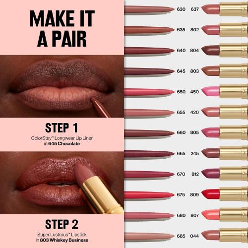 Revlon ColorStay Longwear Lip Liner, 630 Nude, 0.01 oz