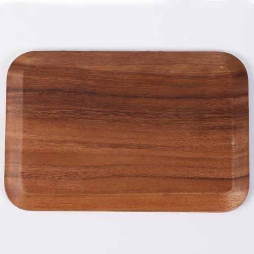 American Flag Valet Tray for Men - Acacia Wood Catch All, Key, Nightstand, Decorative, Dump, EDC Tray