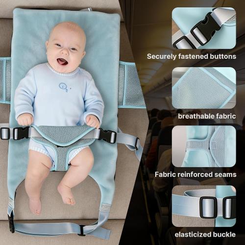 Toddler Airplane Bed, 1-12 Months Old Baby Travel Essentials for Flying