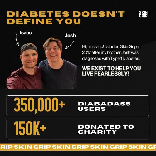 Skin Grip Universal Adhesive Patches for CGM and Insulin Pumps with Cutout (20-Pack), 0.8-Inch Hole, Waterproof & Sweatproof for 10-14 Days, Glucose Monitor Patch, Diabetic Sensor Cover, Multi Color