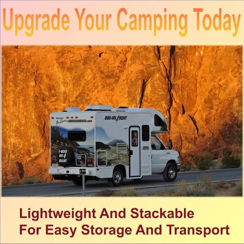 6Pcs T Type RV Levelers: Must-Have Camper Accessories for Travel Trailers | RV Essentials Sale - Perfect for Inside & Leveling