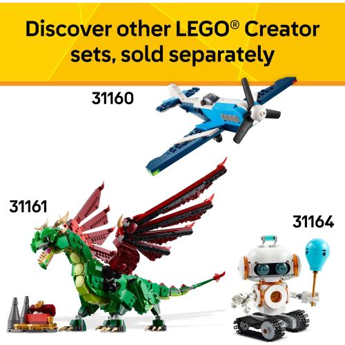 LEGO Creator 3 in 1 Wild Animals Surprising Spider Toy - Building Toy with 3 Build Options, Spider, Scorpion, or Snake - Animal Figures for Kids, Boys & Girls, Ages 7  - Gift Idea for Birthday - 31159