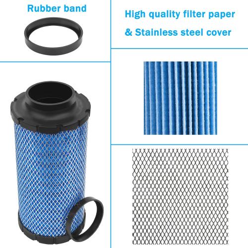 air filter Fits for Polaris RZR XP 1000 / Turbo 2014–2023 | High Performance Air Filter #2882234 1240822 1240957 7082097 1241084 2879520 (pack of 2)