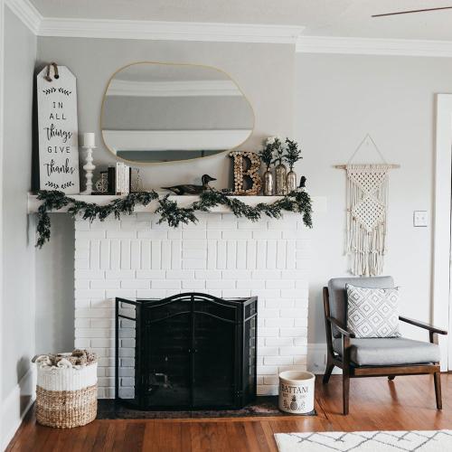 PERFNIQUE Irregular Wall Mirror Asymmetrical Mirror, 40''x26'' Gold Mirror for Bathroom Bedroom Living Room Entryway, Decorative Modern Wall Decor, Wall Mounted (Gold, 40 x 26)