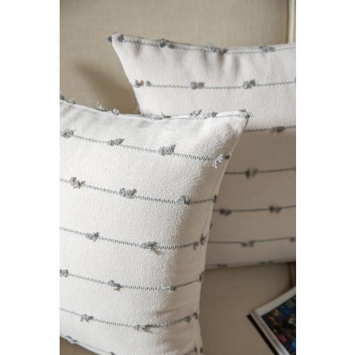 Caflife Boho Throw Pillow Covers 18x18 inches Beige and Grey, Set of 2 Modern Farmhouse Decorative Pillow Covers for Couch Bed, Living Room