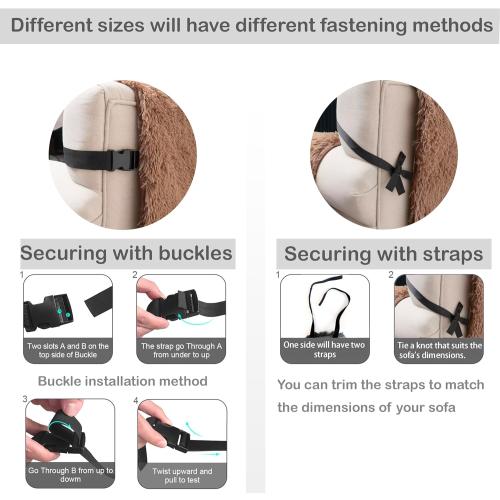 Plush and Fuzzy Shaggy Couch Cover, Faux Fur Sofa Cover, Water Resistant Slipcover, Non-Slip Furniture Protector for Kids,Dogs,Cats.(Lightbrown-Bubble, Medium Recliner)