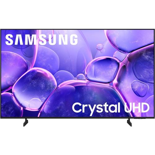 Samsung Size 50-Inch Class Crystal UHD U8000F 4K Smart TV (2025 Model) Endless Free Content, Crystal Processor 4K, MetalStream Design, Knox Security, Alexa Built-in
