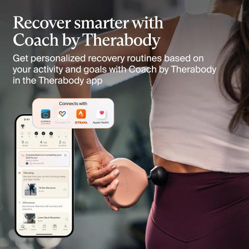 .TheraGun Mini (3rd Generation) by Therabody – Ultra-Portable Massage Gun and Travel Essential for Fast, Effective Pain and Tension Relief Anywhere (Desert Rose)