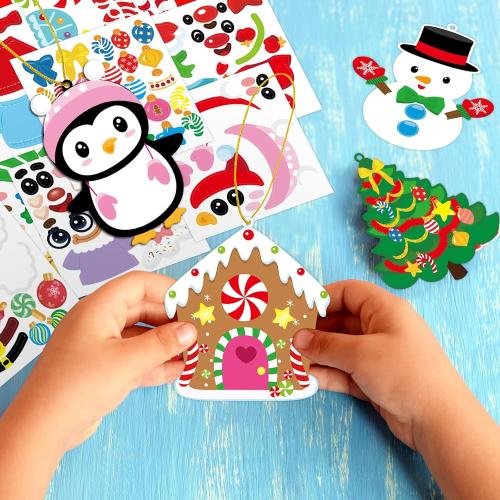 ceiba tree Christmas Ornament Crafts for Kids Christmas Cards and Stickers Make Your Own Ornament Craft Kit for Kids