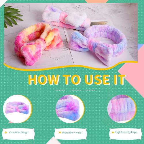 WSYUB Spa Headband,Makeup&Skincare Headbands,Headband for Washing Face,Teen Girls Stocking Stuffers Fuzzy Hair Bands for Women,Christmas Gifts for Teens