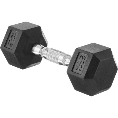 Amazon Basics Rubber Hex Dumbbell Hand Weight