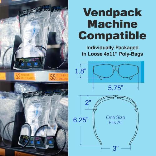 Raxwell Clear Safety Glasses, ANSI Z87.1 Certified Protective Eyewear,Wraparound Anti-Scratch Polycarbonate Lense