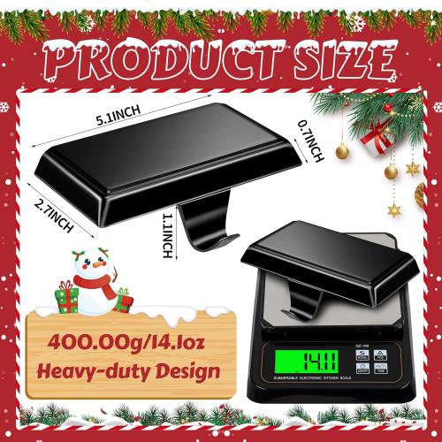 Christmas 6 Pcs Black Stocking Holders Mantel Hook Hangers Fireplace Hooks Hanger Grip Bases for Christmas Party Decorations Xmas Décor