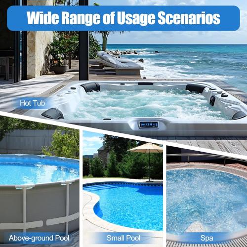 Paradise Power Spa Vac 6250 Compatible Hot Tub Vacuum - Cordless, No Batteries, Sucks Up Rocks, Leaves in Spas, Hot Tubs, Pool Steps