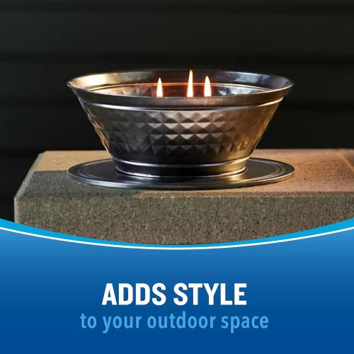 Cutter Outdoor Scented Candle Citronella and Mint Scent Brings Glow and Ambiance to Your Outdoor Space, 20 Ounces