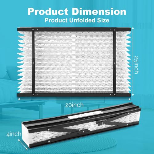 2-Pack 213 Replacement Filter for AprilAire Whole House Air Purifiers, Models 1210, 1620, 2210, 2216, 3210, 4200, MERV 13 Air Purifiers, Size: 20x25x4