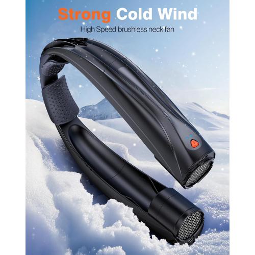 Portable Neck Fan, 6000mAh Personal Fan, 360° Cooling Rechargeable Wearable Fan, 6 Speeds Adjustable Hands-Free Fans for Travel, Outdoor, Office, Ideal Summer Gifts