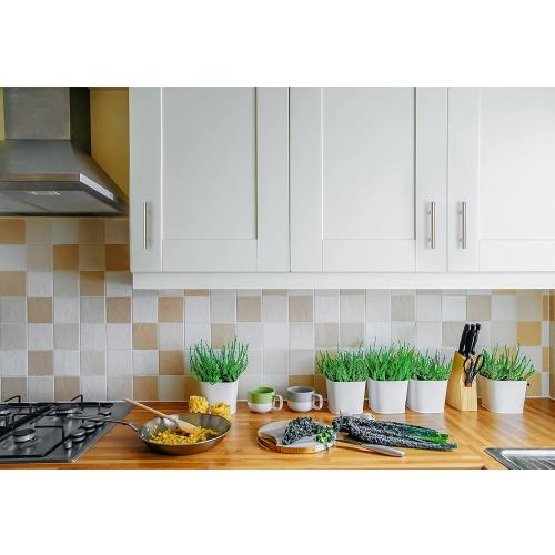 Ravinte 24 Pack 5 inch Kitchen Cabinet Handles Cabinet Pulls Brushed Nickel Stainless Steel Kitchen Drawer Pulls Cupboard Handles 3 Hole Center