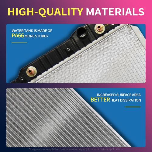 Replacement Radiator for 2011 2012 2013 2014 Hyundai Sonata 2012-2017 Azera 2011-2015 Kia Optima 2014-2016 Cadenza 2.4L 3.3L V6 FWD, RRAD13191