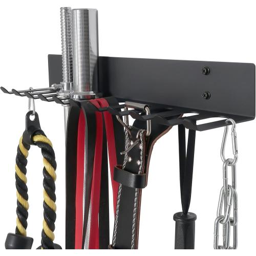 Home Gym Storage Rack, Extra Long 23‘Barbell Rack Weight Room Organizer 11 Prong Gym Equipment Storage Rack for Gym Accessories Like Fitness Bands,Resistance Bands,Straps,Foam Rollers,Barbell