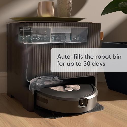iRobot Roomba Combo j9  Self-Emptying & Auto-Fill Robot Vacuum & Mop – Multi-Functional Base Refills Bin and Empties Itself, Vacuums and Mops Without Needing to Avoid Carpets, Avoids Obstacles​