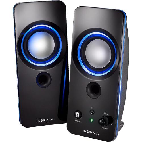 Color-Changing 2.0 Computer Speakers with Bluetooth