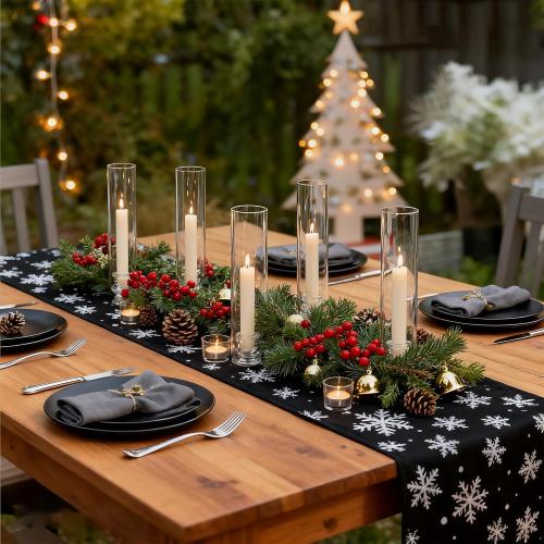 20 Pack Glass Hurricane Candle Holders 12.6 Open Ended Candlestick Holder Tubes Clear Bottomless Cylinders Suitable Taper LED Candles for Wedding Party Christmas Table Centerpiece Decor