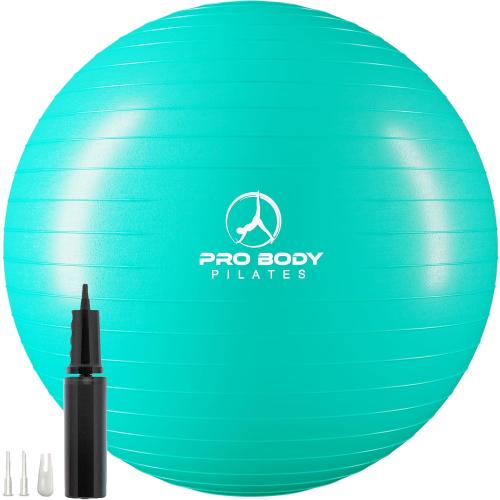 ProBody Pilates Exercise Ball - Multiple Sizes Gym Grade Balance Ball for Fitness, Yoga, Workout, Pregnancy & Physical Therapy