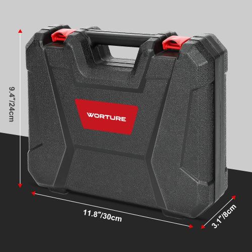 Tool Box, Basic Repair Hand Tools Kit with Portable Storage Box for Mechanic Home Office Use