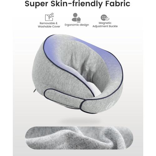 CILI Cordless Neck Massager Pillow with Heat, Shiatsu Neck Massager for Pain Relief Deep Tissue,Heated Massage Pillow for Travel,3 Adjustable Intensity, Gifts for Women Men