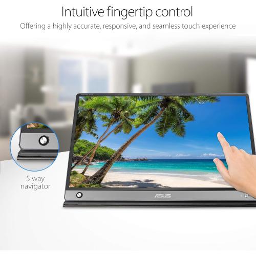 ASUS Zenscreen MB16AMT 15.6 inches Full HD Touch Screen W/Foldable Smart Case