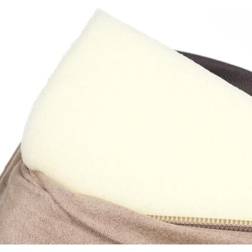 PETMAKER Orthopedic Memory Foam Pet Bed with Bolster, Large