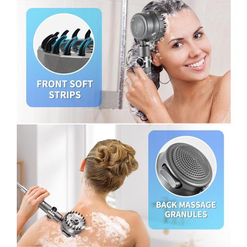 Ion Drops Filtered Shower Head with Handheld, High Pressure Water Flow Showerhead, with Shower Head Filter for Hard Water Boosting, with ON/OFF Switch and Rotatable Head