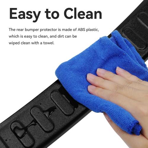 Exterior Rear Bumper Protector for Toyota 2016 2017 2018 RAV4 Accessories Black ABS Material Rear Bumper Guard Trunk Sill Protector