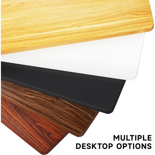 BIZUM Whole-Piece Particle Board Table Top Wood Countertop for Standing Desk DIY, 63x28x1 Inch Walnut Desk Top